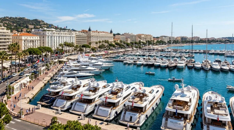 Privatjet nach Cannes